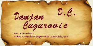 Damjan Čugurović vizit kartica